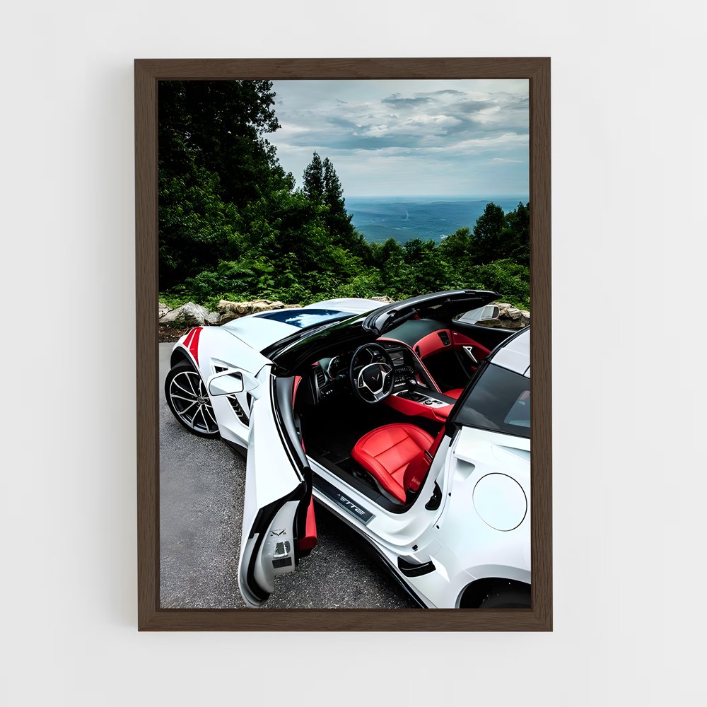 Poster Corvette Récit de Vitesse – affiche Chevrolet (vue 5)